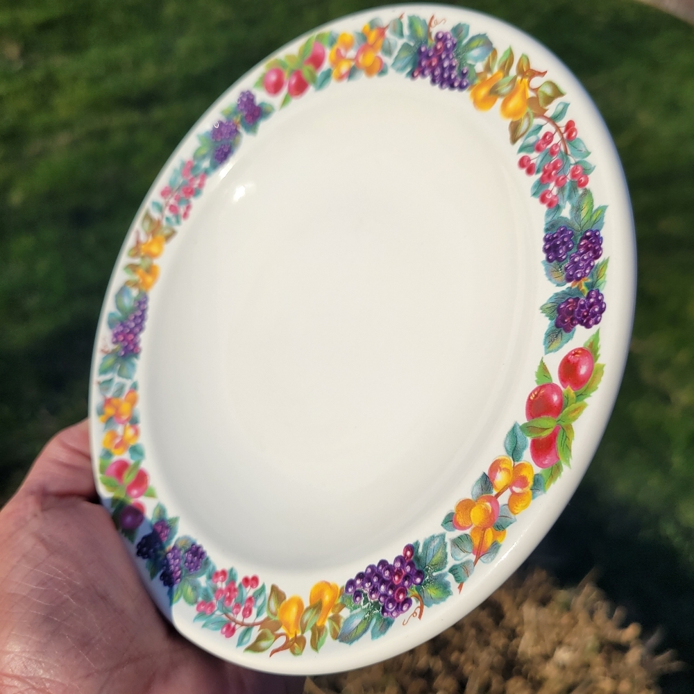Wedgwood Hereford Band of Fruit Saucers (2) ~ Pretty ~ Cottage ~ Bread Plate ~